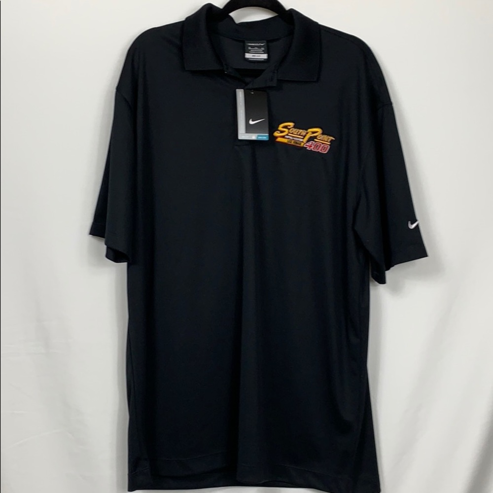 NWT Nike golf black South Point 400 polo size XL